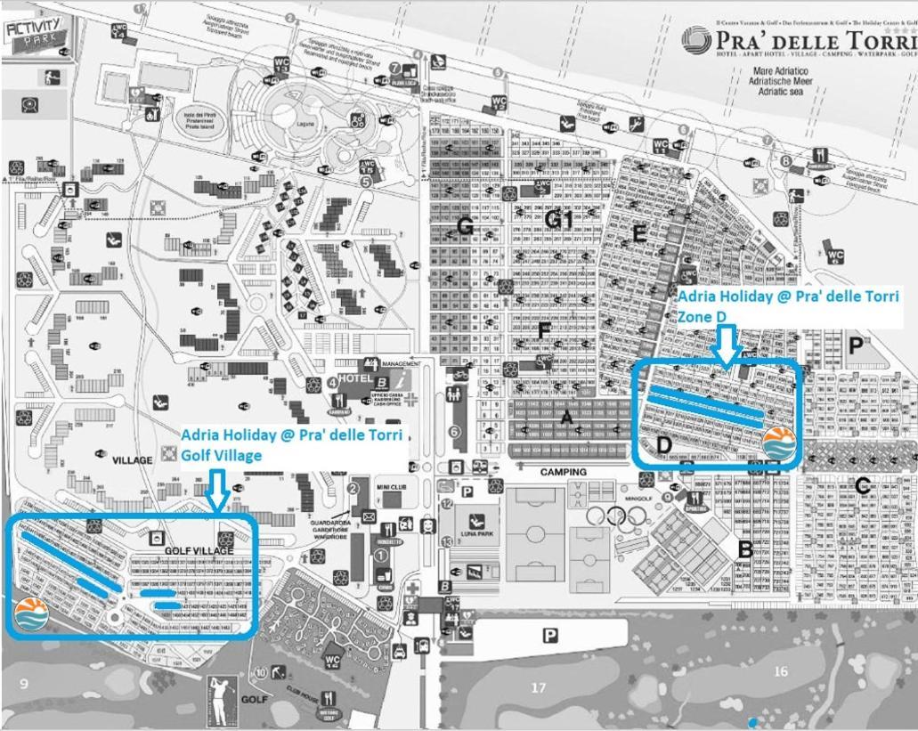 Pra' Delle Torri - Adria Holiday Mobile Homes Καόρλε Εξωτερικό φωτογραφία
